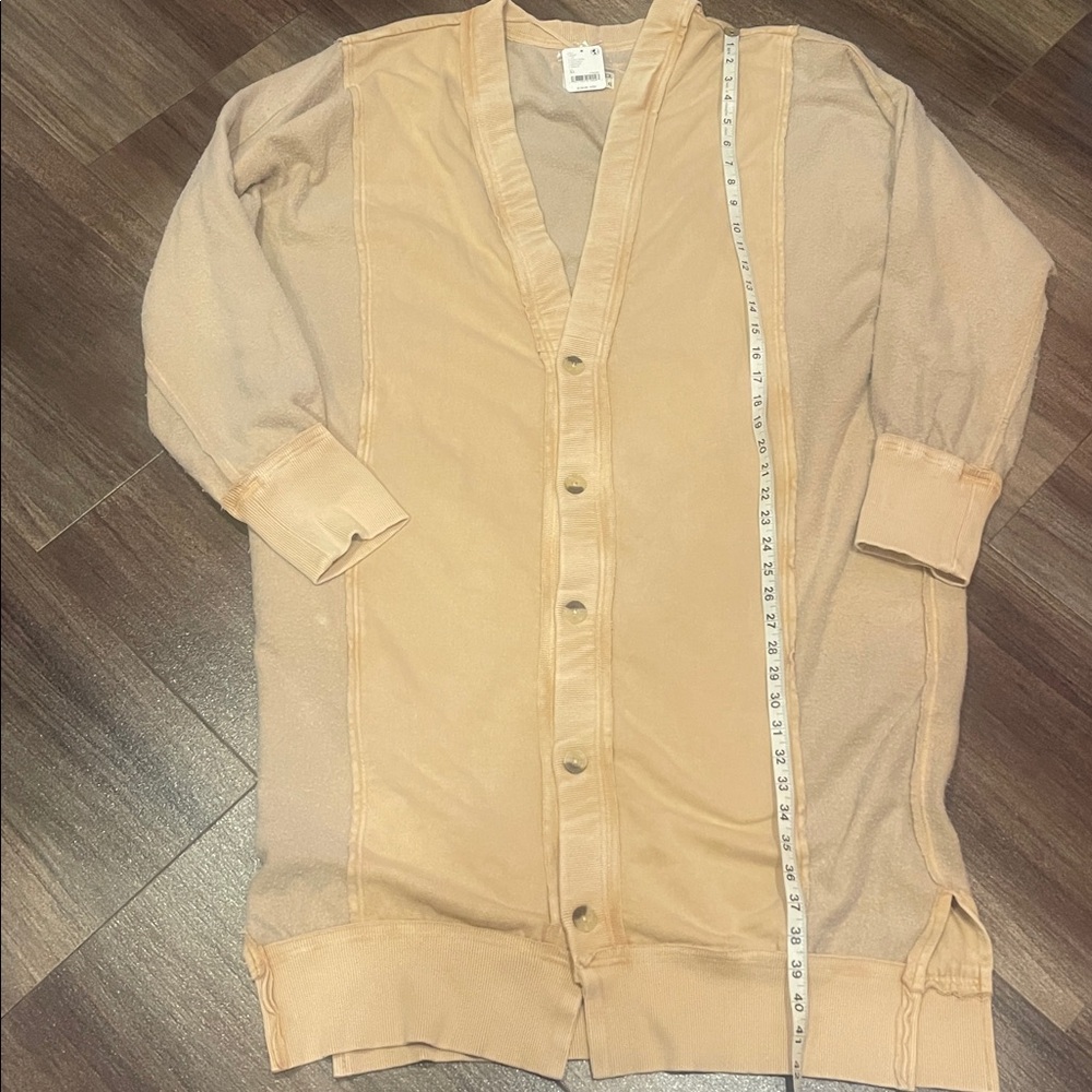 NWT We The Free Dreamy Blue Cardi in Sand - Picture 3 of 6